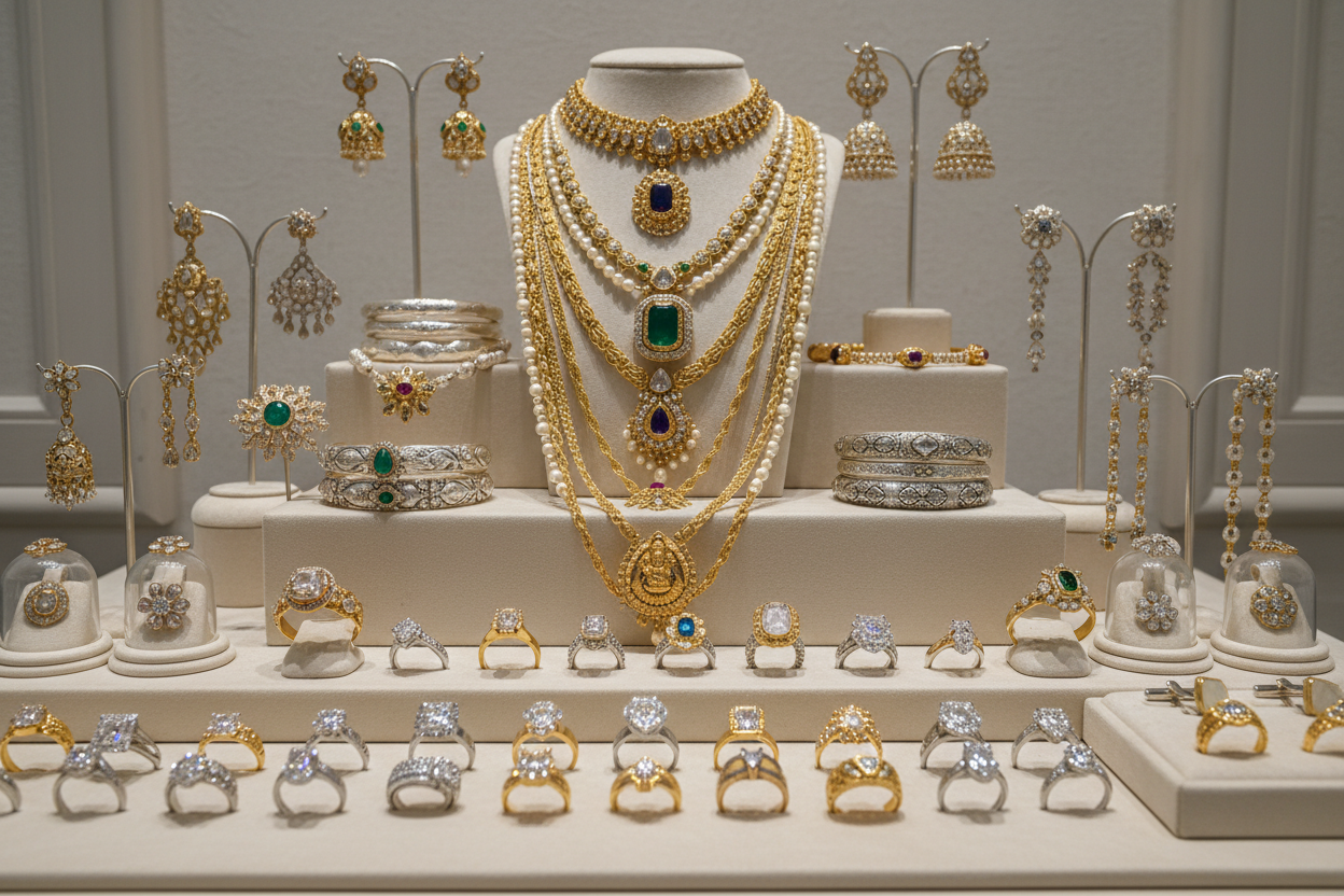 Combine all types of jwellery