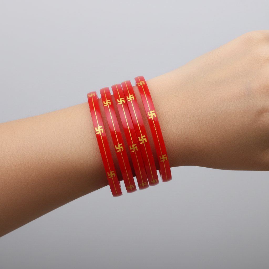 22 Carat Gold Pola Bangles With Card (2 Piece)