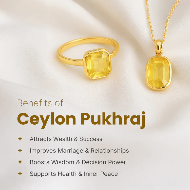 Ceylon Pukhraj (Yellow Sapphire)