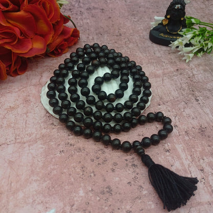 Karungali Mala 108+1 Beads With Lab Certified 8MM