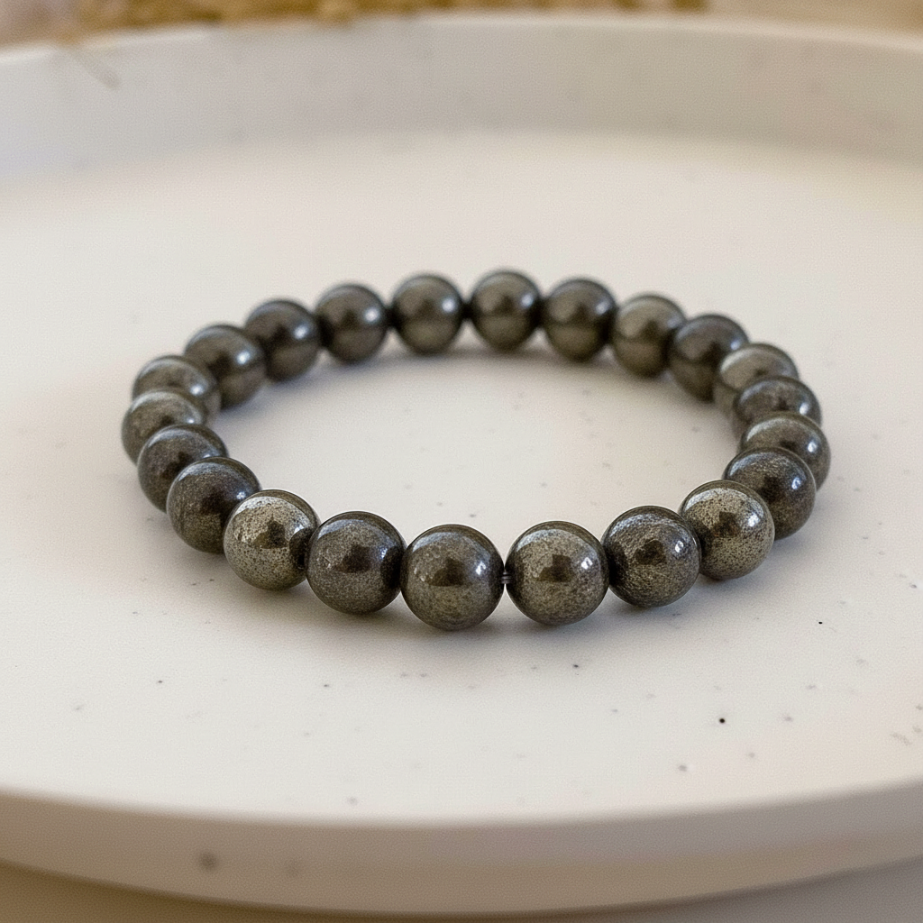 Raw Pyrite Bracelet