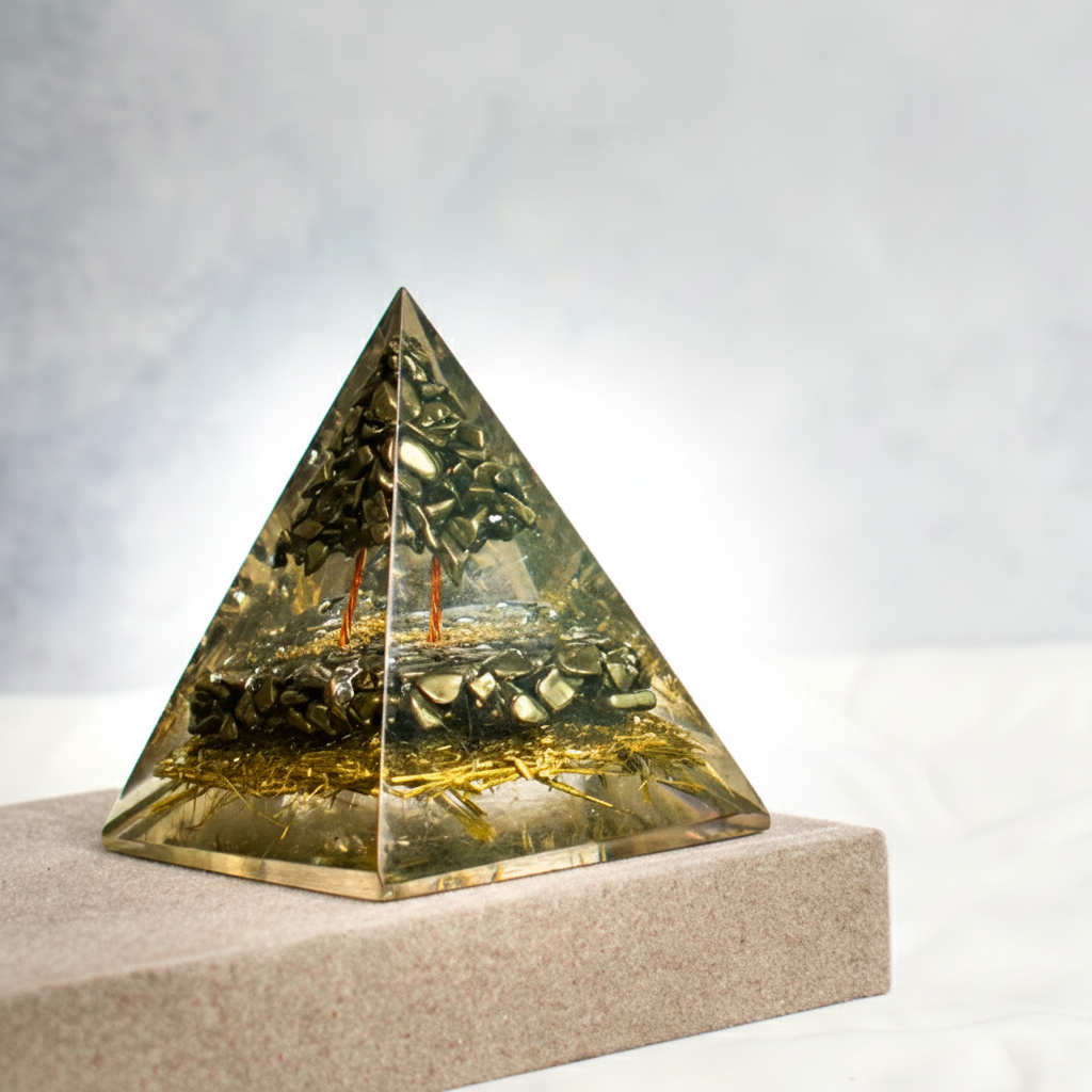 Pyrite Money Magnet Pyramid
