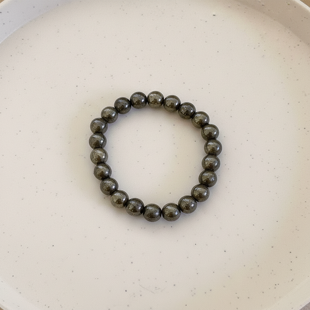 Raw Pyrite Bracelet