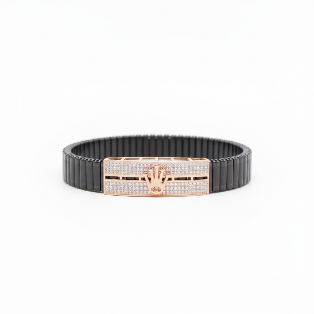 925 Silver Men'S Rolex Bracelet