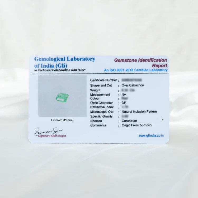 Zambian Emerald (Panna)